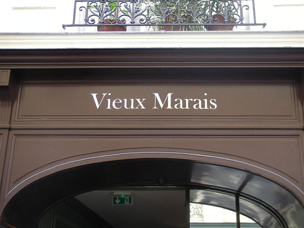 Hotel Du Vieux Marais Paříž Exteriér fotografie