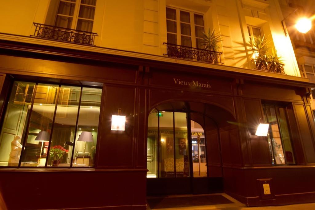 Hotel Du Vieux Marais Paříž Exteriér fotografie